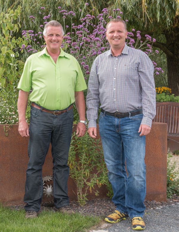 Geschäftsführer Waldemar und Jochen Stahl 